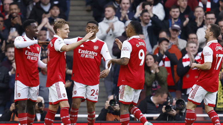 Αγγλία: Ακλόνητη στην κορυφή η Άρσεναλ, 5-0 τη Νότιγχαμ Φόρεστ