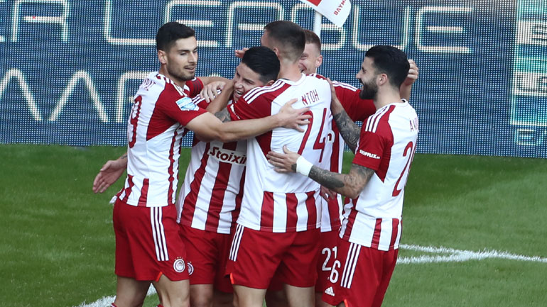 Καθάρισε τη νίκη από το πρώτο ημίχρονο ο Ολυμπιακός, 2-0 τη Λαμία