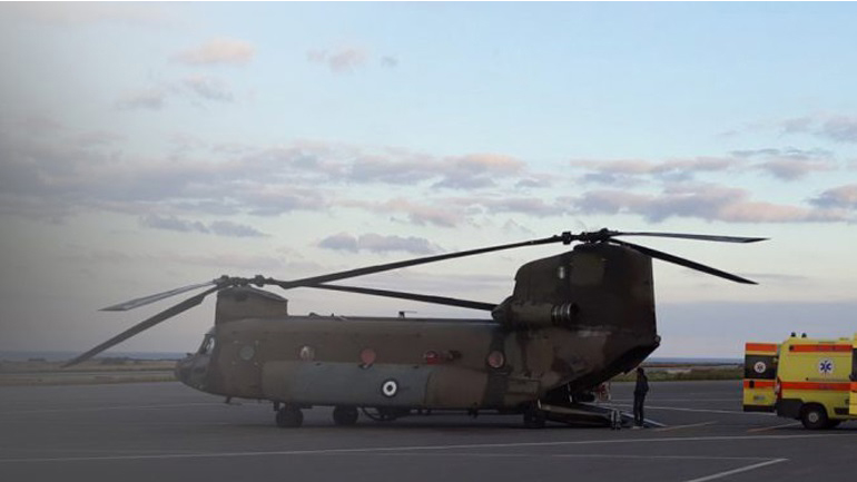 Μεταφορά δεκατριών ασθενών από νησιά του Αιγαίου με πτητικά μέσα της Πολεμικής Αεροπορίας