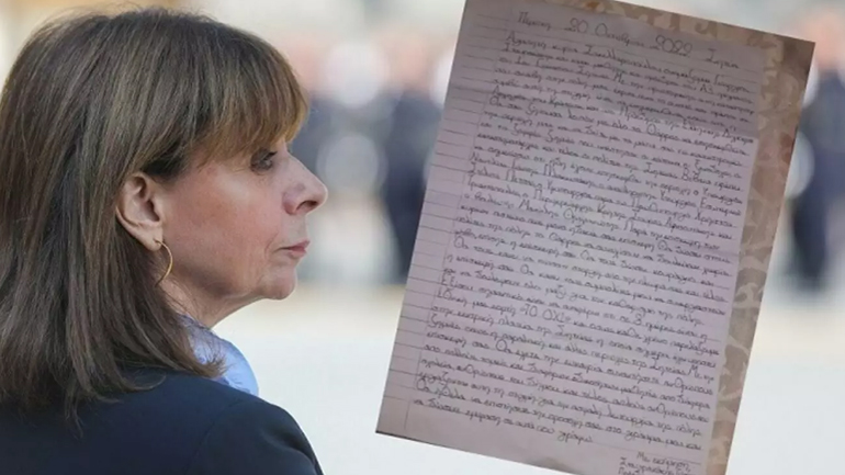 Επιστολή 13χρονου μαθητή στην Πρόεδρο της Δημοκρατίας για τις πλημμύρες στη Σητεία