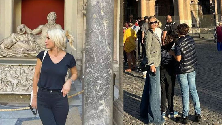 Φαίη Σκορδά: Συνάντησε την Ελένη Μενεγάκη στη Ρώμη – Τι αποκάλυψε