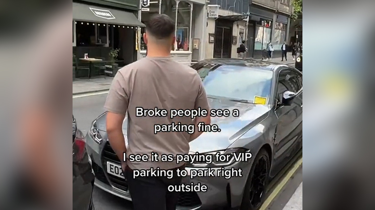 «Εσείς βλέπετε πρόστιμα, εγώ βλέπω VIP θέσεις παρκινγκ» 