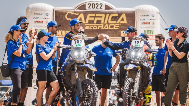 Η Yamaha γράφει ιστορία με τον τερματισμό δυο Ténéré 700 World Raid στον Africa Eco Race