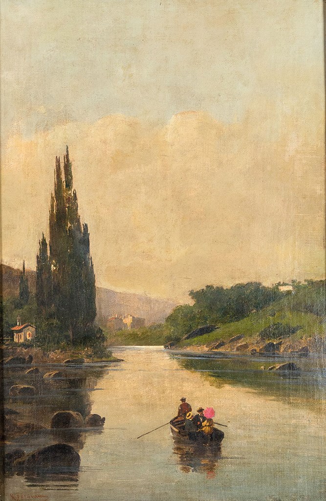 Κωνσταντίνος Βολανάκης - Βαρκάδα στο ποτάμι