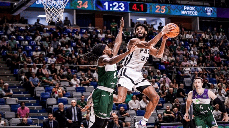 Basketball Champions League: Ήττα για τον ΠΑΟΚ, 77-63 η Μάλαγα