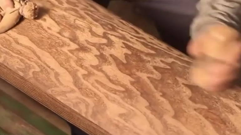 Σχέδια σε ξύλο με φωτιά