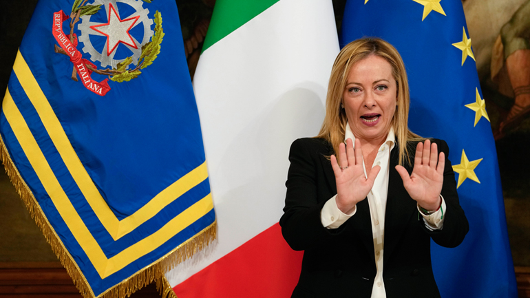 Πρώτη συνάντηση της Ιταλίδας πρωθυπουργού Μελόνι με τους επικεφαλής της ΕΕ στις Βρυξέλλες