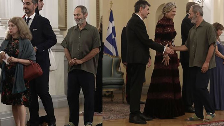 Πολ Ευμορφίδης: Απαντά για τη viral εμφάνιση του στο Προεδρικό Μέγαρο με σανδάλια