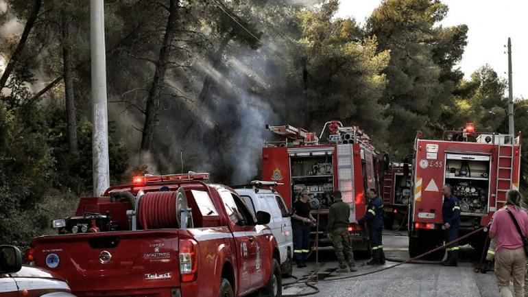 Κομοτηνή: Βελτιωμένη η εικόνα της πυρκαγιάς στο Παπίκιο Όρος
