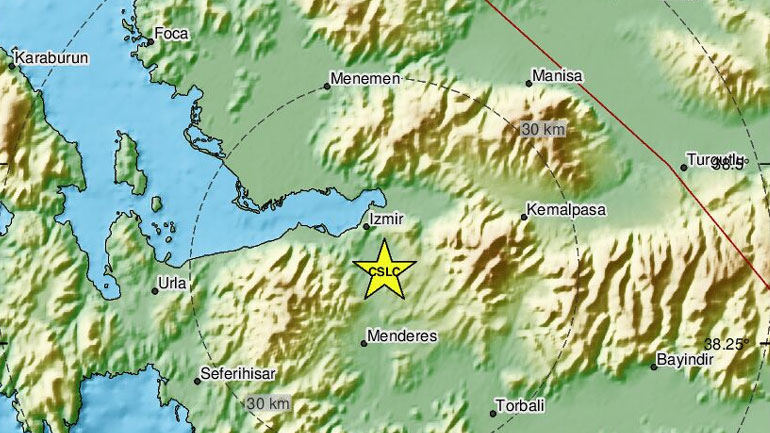 Σεισμική δόνηση 4,9 Ρίχτερ στην Τουρκία