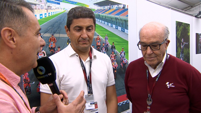 O Carmelo Ezpeleta μίλησε στην κάμερα της Cosmote TV