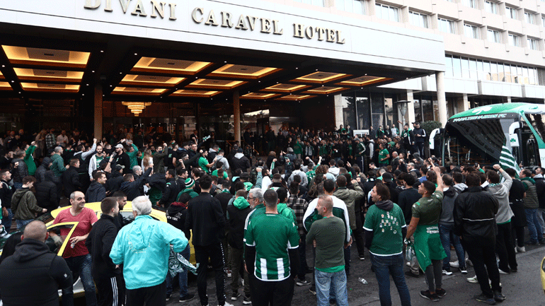 Αποθεώθηκε η αποστολή του Παναθηναϊκού πριν το ντέρμπι