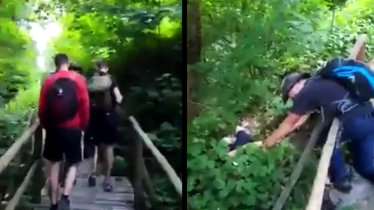 Πεζοπορία στο βουνό -fail