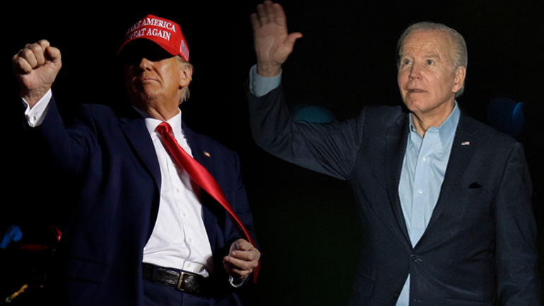 Ενδιάμεσες εκλογές ΗΠΑ: Μπάιντεν και Τραμπ «ηλεκτρίζουν» τους ψηφοφόρους την παραμονή της αναμέτρησης