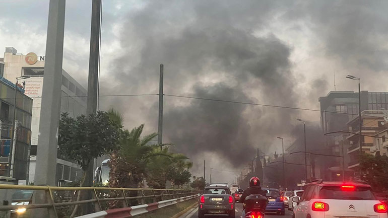 Πυρκαγιά σε υπόγεια διάβαση στην Λεωφόρο Συγγρού