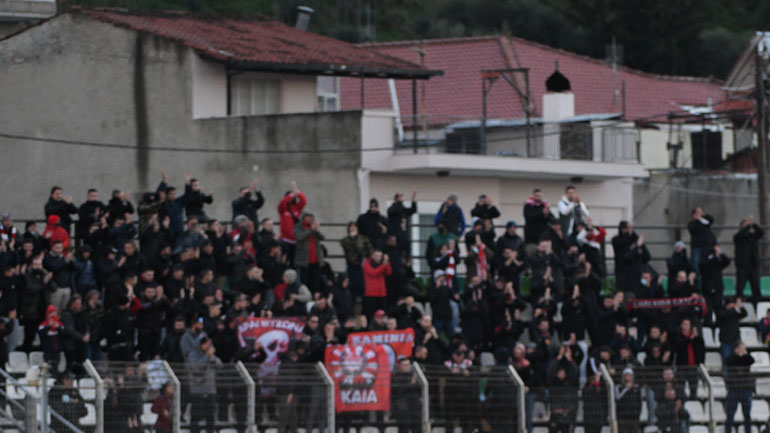 Με κόσμο στη Λιβαδειά ο Ολυμπιακός