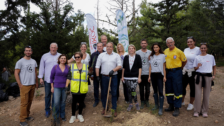 1.000 δενδρύλλια φύτεψε η εταιρεία Βίκος στην εθελοντική δράση της We4all στο πλαίσιο της 3ης Πανελλήνιας Εθελοντικής Φύτευσης