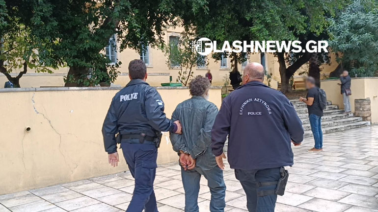 Χανιά: Στη φυλακή ο 56χρονος που επιτέθηκε με μαχαίρι σε αστυνομικούς