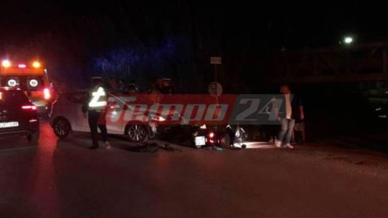 Σοβαρό τροχαίο με δύο τραυματίες στην Πάτρα