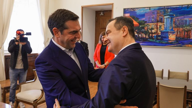 Συνάντηση Τσίπρα με τον Υπουργό Εξωτερικών της Σερβίας, Ίβιτσα Ντάτσιτς