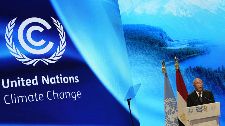COP27: Η Κίνα επιβεβαιώνει τη συλλογική της δέσμευση για το κλίμα
