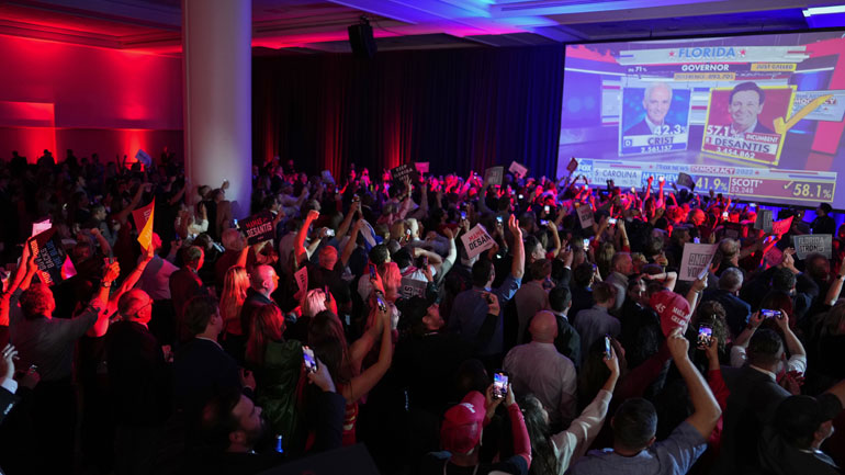 ΗΠΑ: Ο Ρεπουμπλικάνος Ρον ΝτεΣάντις επανεκλέγεται κυβερνήτης της Φλόριντα