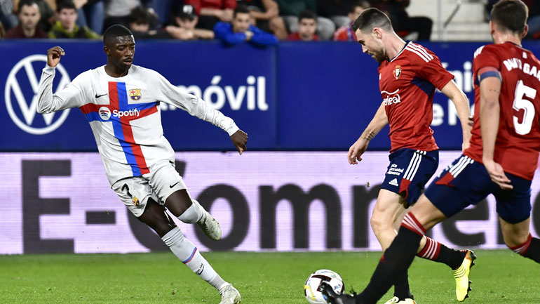 Μπαρτσελόνα: Νίκη με ανατροπή στην έδρα της Οσασούνα με δέκα παίκτες