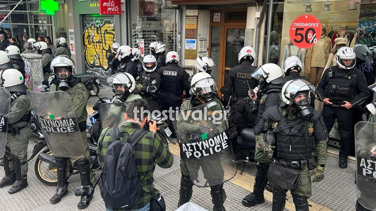 Θεσσαλονίκη: Οκτώ συλλήψεις για τα επεισόδια μετά τις απεργιακές πορείες