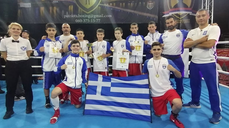 Πυγμαχία: Ελληνικός θρίαμβος στο Διεθνές Τουρνουά «Nevidlivi Herojl»