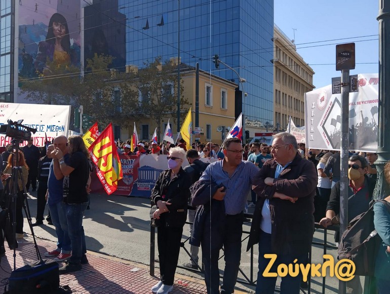 Ο βουλευτής του ΚΚΕ, Μανώλης Συντυχάκης.