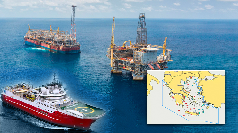 Ξεκίνησαν οι έρευνες για τους υδρογονάνθρακες σε Πελοπόννησο και Κρήτη