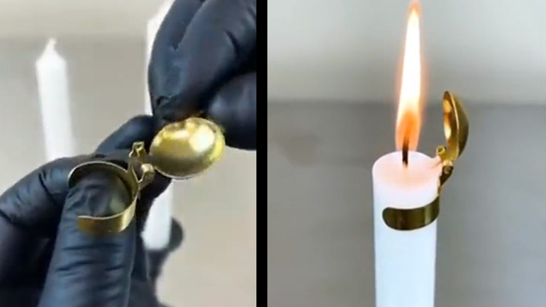 Σύστημα ασφαλείας για κεριά