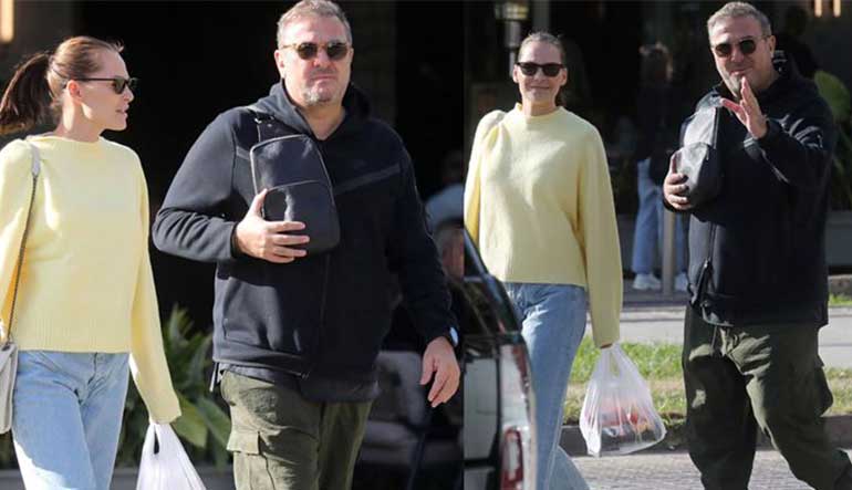 Αντώνης Ρέμος-Υβόννη Μπόσνιακ: Χαλαρή βόλτα στη Γλυφάδα