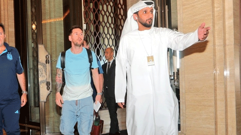 Μουντιάλ 2022: Ο Μέσι στο Άμπου Ντάμπι