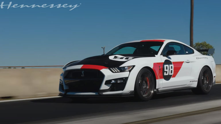 Η Hennessey Venom 1200 Mustang GT500 αποδεικνύει τα 1.200 άλογα της στο δυναμόμετρο