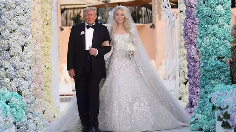 Tiffany Trump: H κόρη του Donald Trump παντρεύτηκε τον δισεκατομμυριούχο Michael Boulos σε μια παραμυθένια τελετή
