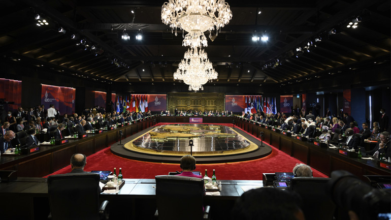 G20: Η Ρωσία βρίσκεται υπό πίεση για να σταματήσει τον πόλεμο