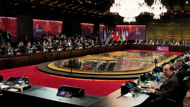 G20: Το προσχέδιο της τελικής ανακοίνωσης της συνόδου αναγνωρίζει τις επιπτώσεις “του πολέμου στην Ουκρανία”