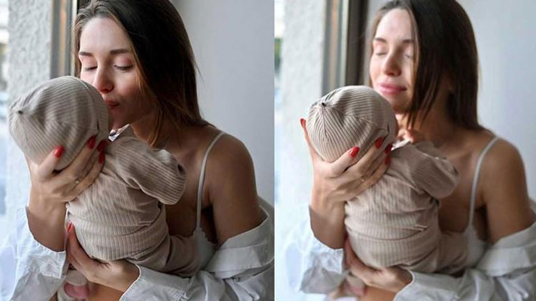 Ιωάννα Σιαμπάνη: Θηλάζει τον νεογέννητο γιο της και μοιράζεται το τρυφερό στιγμιότυπο!