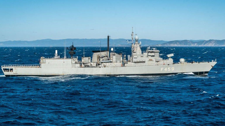 Συμμετοχή της φρεγάτας «Αδρίας» στη δύναμη του γαλλικού αεροπλανοφόρου «Charles De Gaulle»