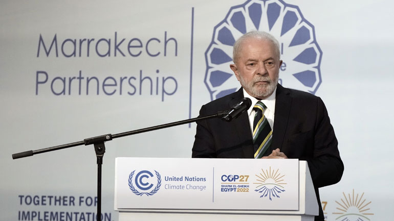 Λούλα: Δεν υπάρχει κλιματική ασφάλεια χωρίς έναν προστατευμένο Αμαζόνιο