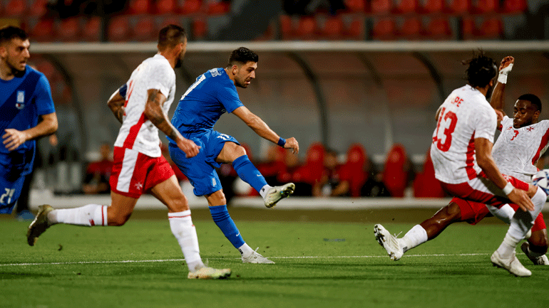 Ισόπαλη 2-2 με τη Μάλτα η Εθνική