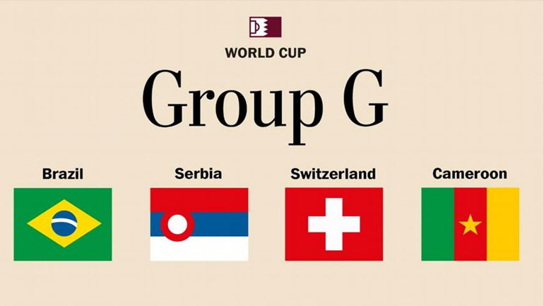 Η Βραζιλία με Ελβετία, Σερβία και Καμερούν στον πιο αμφίρροπο όμιλο του Παγκοσμίου Κυπέλλου