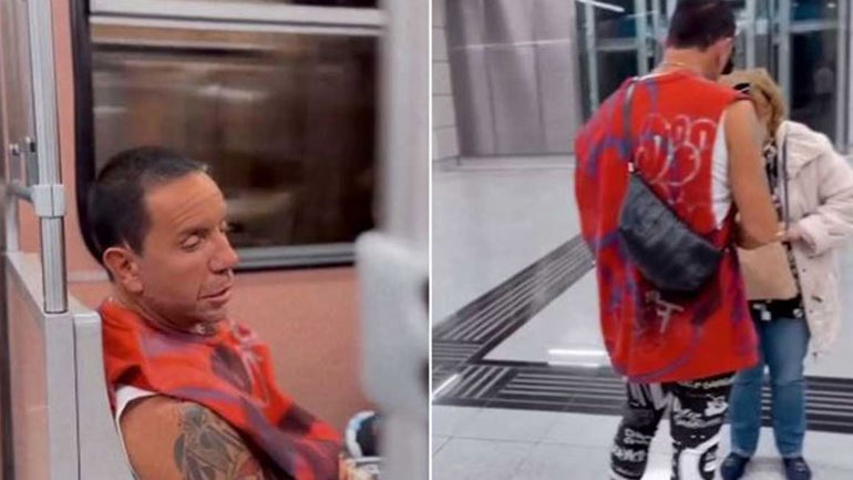 Γιώργος Μαζωνάκης: Πήρε το μετρό και τρέλανε τους περαστικούς – Δείτε το απολαυστικό βίντεο