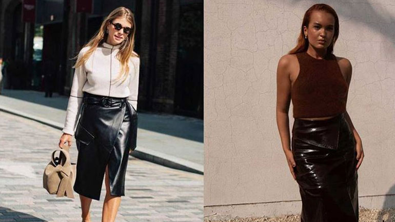 Η δερμάτινη φούστα επέστρεψε στη μόδα!