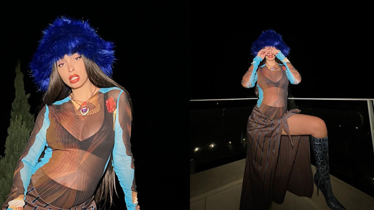 Ελένη Φουρέιρα: Με see through φόρεμα και φουσκωμένη κοιλιά – Φωτογραφίες