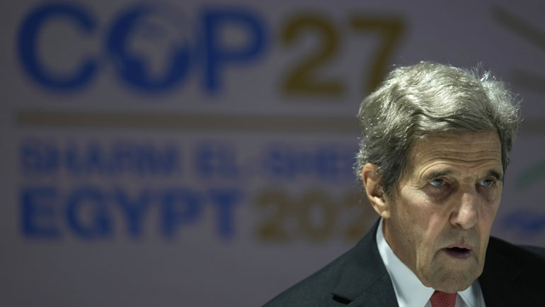 COP27: Θετικός στην Covid ο ειδικός απεσταλμένος των ΗΠΑ για το κλίμα