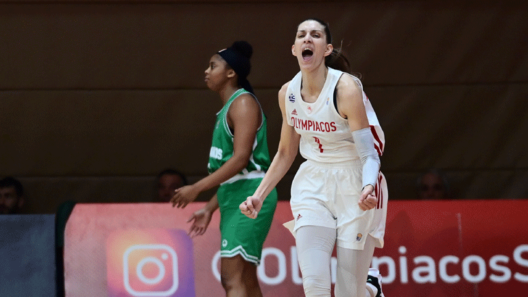 Μπάσκετ γυναικών: Ο Ολυμπιακός πήρε το ντέρμπι «αιωνίων», 89-74 τον Παναθηναϊκό