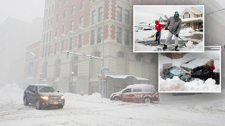 Πρωτοφανής χιονιάς σαρώνει τη Νέα Υόρκη