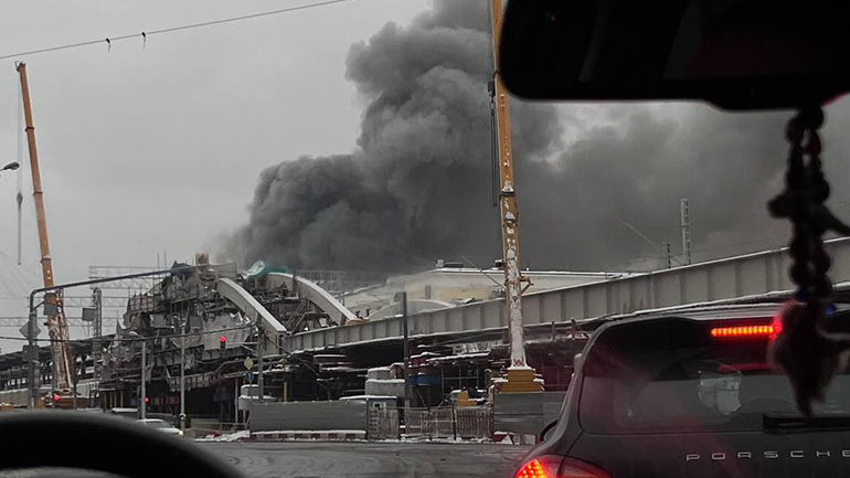 Μεγάλη έκρηξη στη Μόσχα Μεγάλη έκρηξη στη Μόσχα